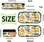 Pardick Pencil Case，Cute Animals Big Capacity Pencil Pouch Coin Pouch - Image 4