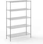 Regal Altair 21" Deep x 54" Wide x 86" Height Wire Shelving Kit | 5-Tier | NSF by Regal+Altair