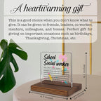 School Social Worker Gifts, Thank You Desk Sign - Image 4