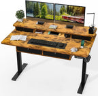 Kingant 55 x 30 Inch Electric Standing Desk by KINGANT