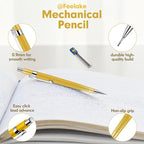 feelake 8 PCS Metal Mechanical Pencil, Durable 0.9mm Drafting Pencil, Comes - Image 4