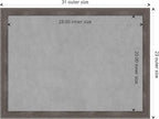 Amanti Art Grey Framed Magnetic Board 23x31 Medium Vision Board - Image 4