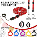Chinco 16 Pcs Anti Lost Lanyard Set Include 2 Necklace Lanyards Safety Neck - Image 2