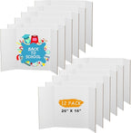 AKONEGE 12 Pack Medium Trifold Poster Board, School Projects, Science Fair by AKONEGE