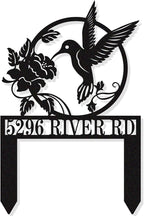 Personalized Hummingbird Metal House Numbers by HYTSIGN
