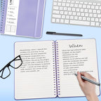 Lined Spiral Journal Notebook, B5 Spiral Notebook, 7.8''×10'' Journaling - Image 3