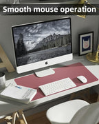PULeather Non-Slip Desk Mat, Large Mouse Pad & Laptop Desk Pad - Image 4
