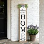 Double-sided Welcome to Our Home Wooden Sign Stand - Image 6
