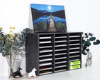 PAG Mail Sorter Organizer, Wood Literature Organizer, Student Mailbox - Image 2