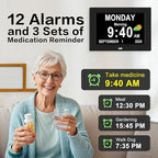 8‘’ Digital Calendar Day Clock, Gifts - Image 5