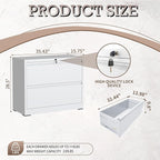 mysteeldepot 2 Drawer Lateral File Cabinet - Image 3