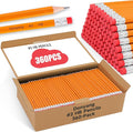 Donyang 360 Pack #2 Pencils Bulk, Pre-Sharpened Number 2 HB Yellow Pencils by Donyang