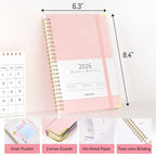 Forvencer 2026 Planner, Hardcover Calendar Planner Weekly and Monthly, Jan 2026 - Image 5