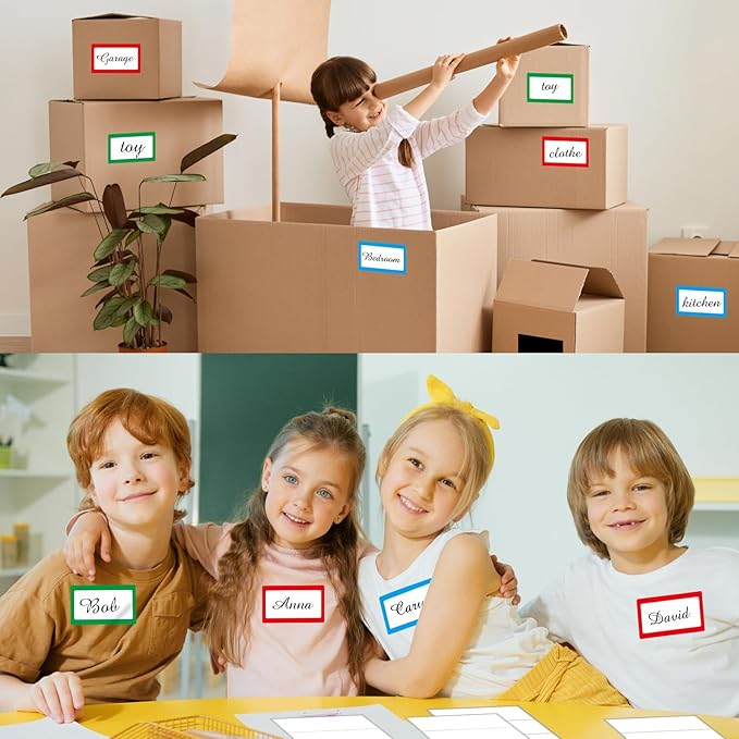 Removable Colored Labels Stickers, 3X5 Inch Removable Large Label Stickers - Image 6