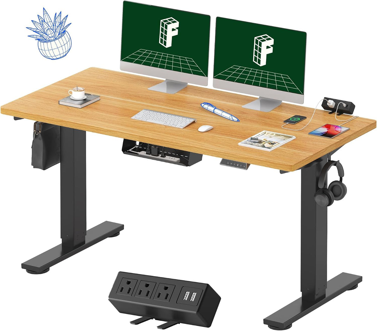 FLEXISPOT EN2 Whole-Piece Standing Desk