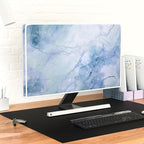 Baocicco Fashion Haze Blue Marble Screen TV Cover 32 Inch Full Body Cover - Image 6