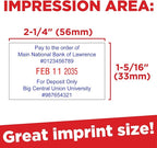 Mark 2000 5460 Professional Self Inking Date Stamp - Image 5