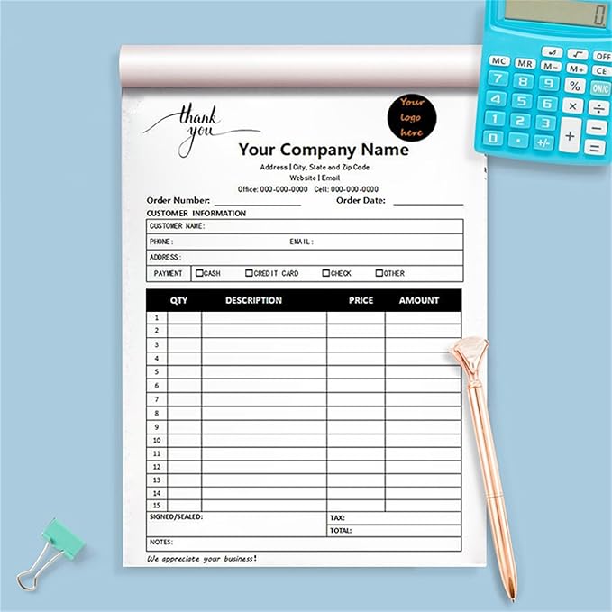 Custom Invoice Book in 3-Part /2-Part Receipt Book - Image 6