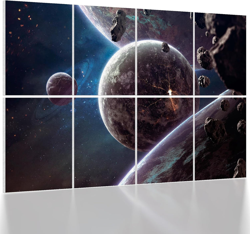 UMIACOUSTICS 8 Pcs 0.7Inch Thick Art Acoustic Panels, Total 47.2” x 31.5”