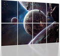 UMIACOUSTICS 8 Pcs 0.7Inch Thick Art Acoustic Panels, Total 47.2” x 31.5” by UMIACOUSTIC