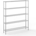 Regal Altair 14" Deep x 72" Wide x 86" Height Wire Shelving Kit | 5-Tier | NSF by Regal+Altair