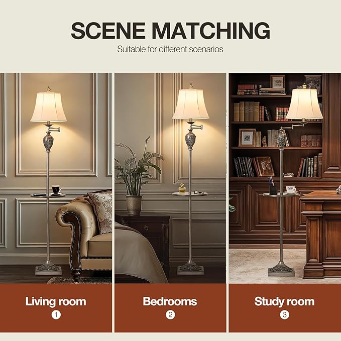 Traditional LED Floor Lamp - Image 3