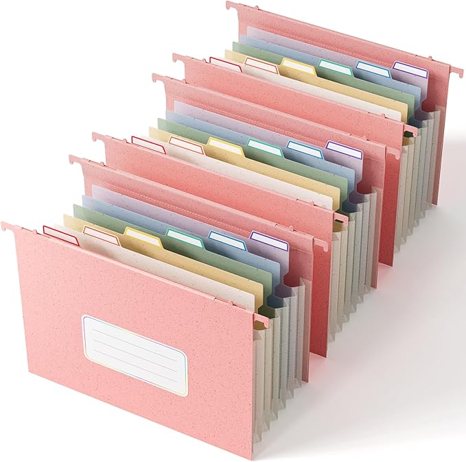 EcoStash Wheat Straw Expanding Hanging File Folders, File Organizer, 1.2" by EcoStash