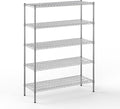 Regal Altair 18" Deep x 48" Wide x 64" Height Wire Shelving Kit | 5-Tier | NSF by Regal+Altair