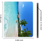 Auhoahsil Mouse Pad, 12 x 10 in Summer Beach Theme Computer Mouse Pad - Image 7
