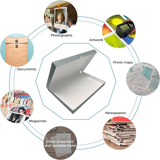 Lineco Folio Storage Box, Clamshell Design - Image 6