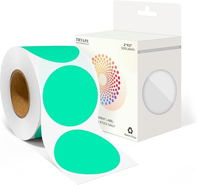 2 Inch Round Color Coding Labels by Unknown