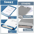 Sooez Clipboards with Storage, High Capacity Clip Boards 8.5x11 with Pen Holder - Image 3
