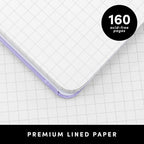 PAPERAGE Graph Paper Spiral Notebook & Journal, 160 Pages, Medium 5.5 inches x - Image 4