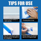 10 Rolls Painters Tape 2 inch Wide, General Purpose Blue Painters Tape - Image 7