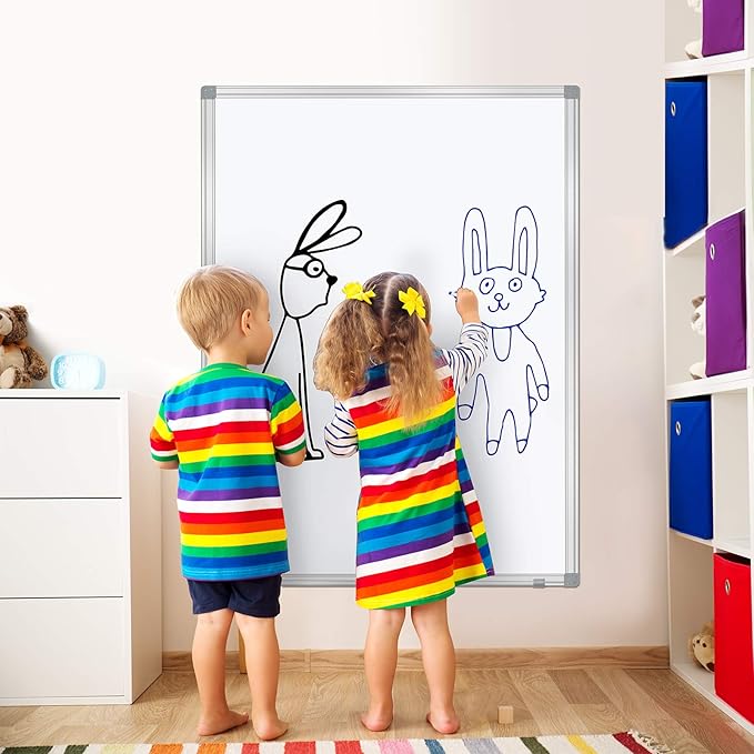 H-Qprobd Dry Erase Board for Wall Aluminum Presentation Magnetic Whiteboard - Image 3
