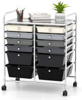 Happygrill 12-Drawer Rolling Storage Cart, Utility Cart