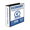 Samsill 4 Inch 3 Ring Binder, Made in USA, Economy Round Ring, 675 Sheet by Samsill