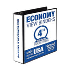 Samsill 4 Inch 3 Ring Binder, Made in USA, Economy Round Ring, 675 Sheet by Samsill