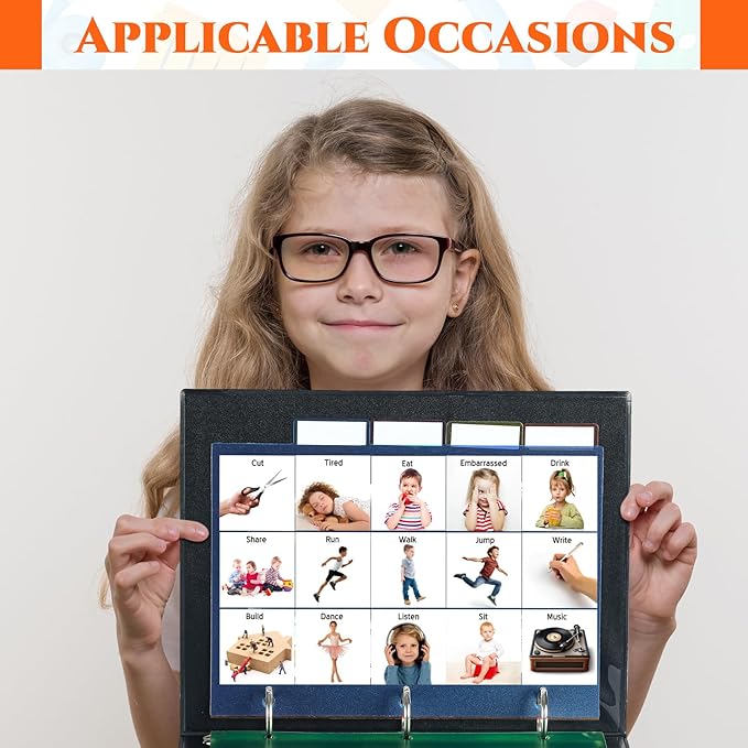Communication Book Bulk 162 Laminate Icon Picture Cards - Image 5