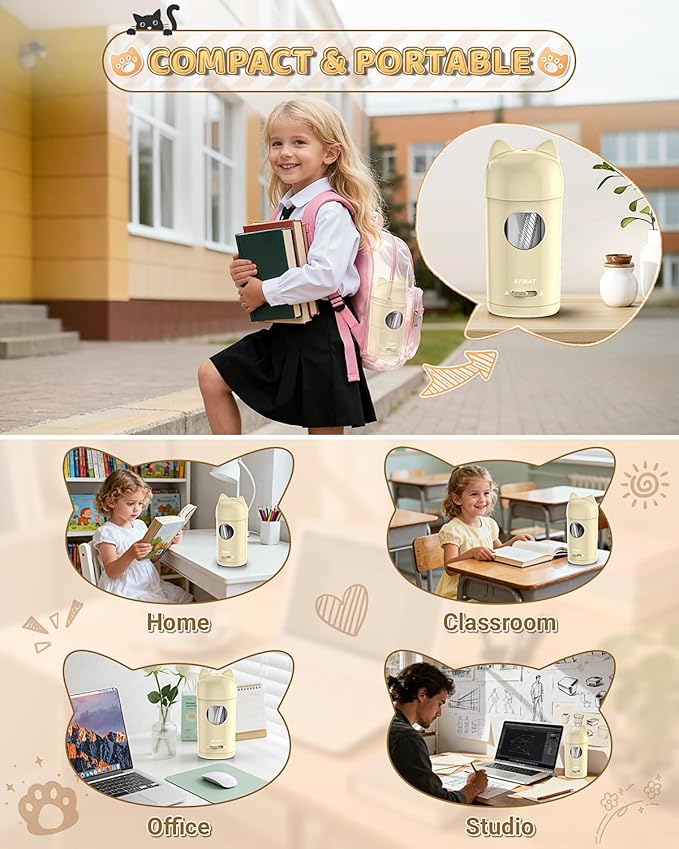 AFMAT Electric Pencil Sharpener, Colored Pencil Sharpener - Image 7