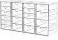 yfxcvsl acrylic makeup organizer with 19 drawers,storage drawer, main product view