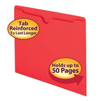 Smead File Jacket, Reinforced Straight-Cut Tab, Flat-No Expansion, Letter Size - Image 2
