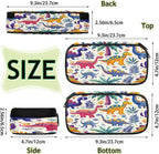 Pardick Pencil Case，Dinosaurs Cute Big Capacity Pencil Pouch Coin Pouch - Image 4