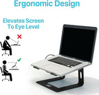 BLACK+DECKER Laptop Stand for Computer Desk, Ergonomic Laptop Stand for Desk - Image 3