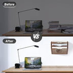 EASEPRES 3 Pocket Mesh Hanging Wall File Organizer, Wall Mounted Mail Paper - Image 4