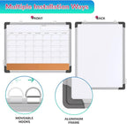 Monthly Calendar Whiteboard Dry Erase Cork Board Combination - Image 6