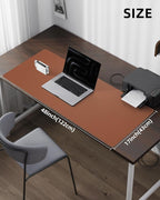 Large Desk Mat - 48" x 17"Leather Desk Pad Protector, Office Desk Mat, Non-Slip - Image 5