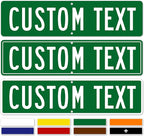 Custom Street Sign, Road/Address Sign, 8 Colors, Reflective Option, Mounting by MySignCenter