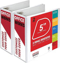 2 Pack of 5 Inch 3 Ring Binder by Unknown