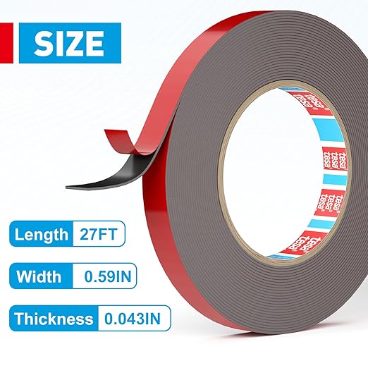 EMITEVER Double Sided Tape Heavy Duty, Tesa Adhesive Mounting Tape Waterproof - Image 5